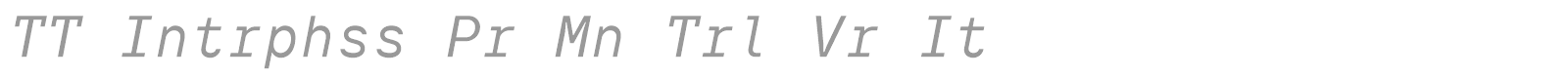 TT Interphases Pro Mono font preview